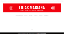 Desktop Screenshot of lojasmariana.com