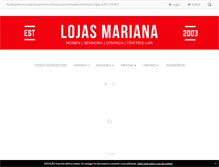 Tablet Screenshot of lojasmariana.com